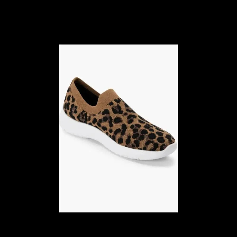 New Woman's Blondo Karen Waterproof Leopard Knit Slip-On Sneaker Size 10M - Picture 6 of 6